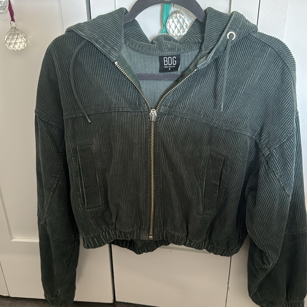 BDG Green Corduroy Jacket